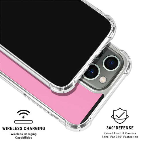 Pink Flames iPhone 16 Pro Clear Case